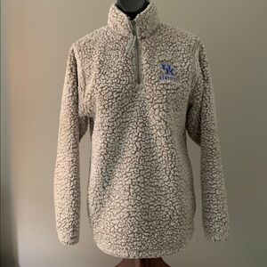 Women's Kentucky Wildcat Top of the World Cream Sherpa Fleece | Size SMALL